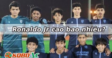 con ronaldo cao bao nhiêu