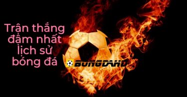 những trận thắng đậm nhất lịch sử bóng đá