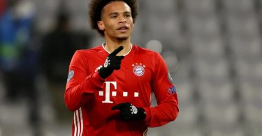 Leroy Sané trong màu áo của câu lạc bộ hiện tại